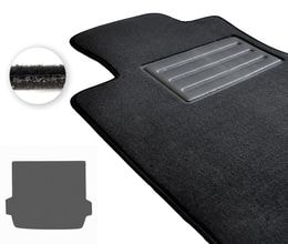 Двошарові килимки Optimal для BMW X4 (G02; F98)(без сетки слева)(багажник) 2018→