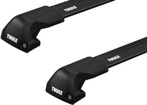 Багажник на интегрированные рейлинги Thule Edge Wingbar Black для Skoda Octavia (mkIV)(универсал) 2020→