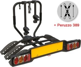 Велокріплення з кріпленням для лиж  Peruzzo 668-3 Siena 3 + 389 Ski & Snowboard Carrier - Фото 1