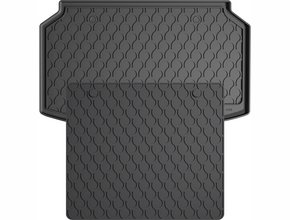 Гумові килимки у багажник Gledring для Toyota Yaris (mkIV) 2020→ (без дворівневої підлоги)(нижній рівень)(багажник із захистом)