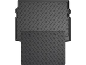 Гумові килимки у багажник Gledring для Renault Austral (mkI) 2022→ (гібрид)(верхній рівень)(із запаскою)(багажник із захистом)