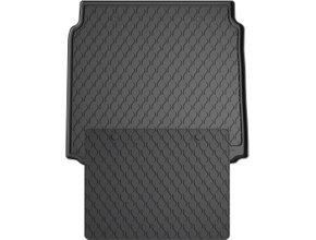 Гумові килимки у багажник Gledring для Citroen C5 X (mkIII) 2021→ (багажник із захистом)