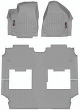 Коврики Weathertech Grey для Chrysler Pacifica (mkII) 2021→ (комплектация Pinnacle)(1-2-3 ряд)