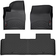 Коврики Weathertech Black для Kia EV6 (mkI) 2021→ (1 ряд электро)