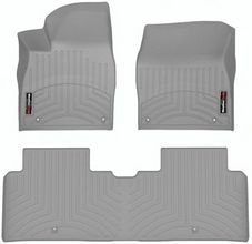 Килимки Weathertech Grey для Kia EV6 (mkI) 2021→ (1 ряд ручной)