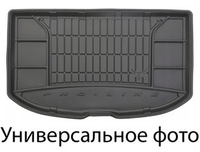 Резиновый коврик в багажник Frogum Pro-Line для Citroen Berlingo (mkII) 2008-2018; Peugeot Partner (mkII) 2008-2018 (багажник)