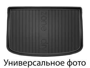 Резиновый коврик в багажник Frogum Dry-Zone для Ford S-Max (mkII) 2015-2023 (7 мест)(без двухуровневого пола)(разложенный 3 ряд)(багажник)