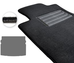Двошарові килимки Optimal для Renault Austral (mkI)(гібрид)(верхній)(із запаскою)(багажник) 2022→ - Фото 1