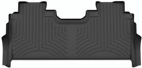 Коврики Weathertech Black для Ford Super Duty (mkV) 2023→ (SuperCrew)(с местом для хранения под 2 рядом)(2 ряд)