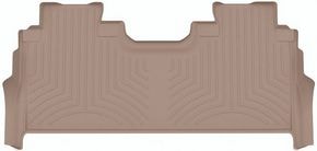 Коврики Weathertech Beige для Ford Super Duty (mkV) 2023→ (SuperCrew)(с местом для хранения под 2 рядом)(2 ряд)