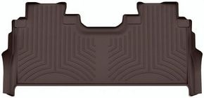 Коврики Weathertech Choco для Ford Super Duty (mkV) 2023→ (SuperCrew)(с местом для хранения под 2 рядом)(2 ряд)