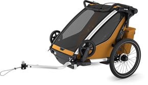 Детская коляска Thule Chariot Sport 2 Double (Natural Gold) 10201033