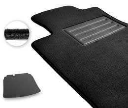 Двошарові килимки Optimal для Audi A3/S3/RS3 (mkII) 2003-2013 (хетчбек)(передній привід)(багажник)