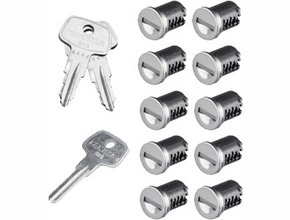К-т ключів із личинками Yakima SKS Lock 10 Cores Pack - Фото 1