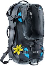 Туристичний рюкзак Deuter Traveller 60 + 10 SL (Black/Turquoise)