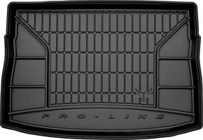 Резиновый коврик в багажник Frogum Pro-Line для Volkswagen Golf (mkVII) 2012-2021 (хетчбек)(верхний уровень)(багажник)