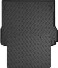 Гумові килимки у багажник Gledring для Audi Q5/SQ5 (mkI) 2008-2017 (не гібрид)(багажник із захистом) - Фото 1