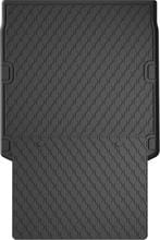 Резиновые коврики в багажник Gledring для Audi A4/S4 (mkV)(B9) 2015-2023 (седан)(багажник с защитой) - Фото 1