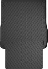 Гумові килимки у багажник Gledring для Audi A6/S6/RS6 (mkIII)(C6) 2004-2011 (універсал)(багажник із захистом)