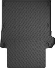 Гумові килимки у багажник Gledring для Audi Q7/SQ7 (mkII) 2015→ (5 місць)(багажник із захистом)
