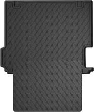Гумові килимки у багажник Gledring для BMW X3 (F25) 2010-2017 (багажник із захистом)