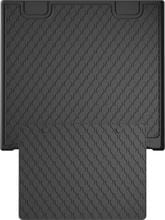 Гумові килимки у багажник Gledring для BMW 5-series (F11) 2009-2017 (універсал)(багажник із захистом)