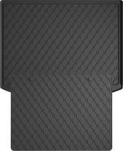 Резиновые коврики в багажник Gledring для Ford Kuga (mkII) 2012-2019 (с двухуровневым полом)(нижний уровень)(багажник с защитой)