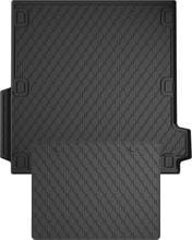 Гумовий килимок у багажник Gledring для Mercedes-Benz E-Class (S212)(універсал) 2009-2016 (з сітками у нішах)(багажник із захистом)