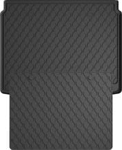 Гумові килимки у багажник Gledring для Seat Ateca (mkI) 2016→ (з дворівневою підлогою)(верхній рівень)(багажник із захистом)