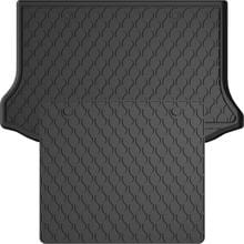 Гумовий килимок у багажник Gledring для Volvo V40 (mkII)(D2,D3,D4) 2012-2018; (T2,T3,T4) 2012→ (нижній)(багажник із захистом)