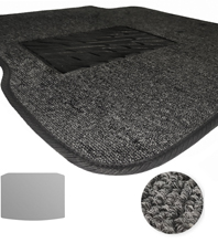 Текстильні килимки Pro-Eco Graphite для Skoda Karoq (mkI)(передній привід)(з нішою під докатку)(багажник) 2017→