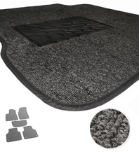 Текстильні килимки Pro-Eco Graphite для Audi Q7/SQ7 (mkII)(1-2 ряд)(2 ряд без клипс) 2020→