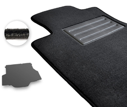 Двошарові килимки Optimal для Ford Fiesta (mkVII)(седан)(багажник) 2008-2017
