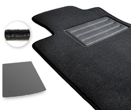Двухслойные коврики Optimal для Tesla Model S (mkI)(багажник) 2012→
