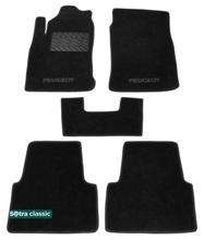 Двухслойные коврики Sotra Classic Black для Peugeot 605 (mkI) 1990-1999 - Фото 1