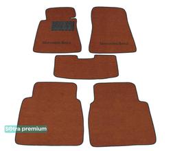 Двухслойные коврики Sotra Premium Terracotta для Mercedes-Benz 190 (W201) 1983-1993