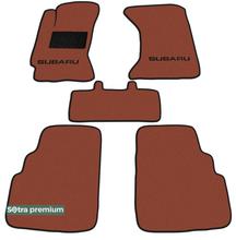 Двухслойные коврики Sotra Premium Terracotta для Subaru Impreza (mkI) 1992-2000 - Фото 1