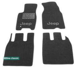 Двухслойные коврики Sotra Classic Grey для Jeep Grand Cherokee (mkII)(WJ) 1999-2004