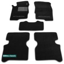 Двошарові килимки Sotra Classic 7mm Black для Mitsubishi Galant (mkVIII) 1996-2003 - Фото 1