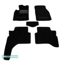 Двухслойные коврики Sotra Premium Black для Mitsubishi Pajero Sport (mkI) 1996-2008 - Фото 1