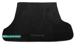 Двухслойные коврики Sotra Premium Graphite для Toyota Land Cruiser (J100)(без вырезов под 3 ряд)(багажник) 1998-2007