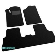 Двухслойные коврики Sotra Premium Black для Peugeot Partner (mkI)(1-2 ряд) 1996-2013