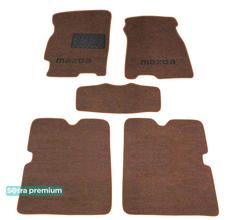 Двошарові килимки Sotra Premium Chocolate для Mazda 626 (mkVI)(GF/GW) 1997-2002