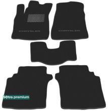Двухслойные коврики Sotra Premium Black для Chrysler Stratus (mkI) 1996-2000 - Фото 1