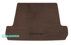 Двухслойные коврики Sotra Premium Chocolate для Volkswagen Caddy (mkII)(багажник) 1996-2000