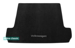 Двошарові килимки Sotra Classic 7mm Black для Volkswagen Caddy (mkII)(багажник) 1996-2000