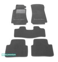 Двухслойные коврики Sotra Premium Grey для Mercedes-Benz C-Class (W203) 2000-2006 - Фото 1