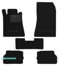 Двошарові килимки Sotra Premium Black для Mercedes-Benz CL-Class (C140) 1992-1998