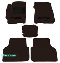 Двухслойные коврики Sotra Premium Chocolate для Mazda 5 / Premacy (mkI) 1999-2004