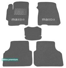 Двухслойные коврики Sotra Premium Grey для Mazda 5 / Premacy (mkI) 1999-2004